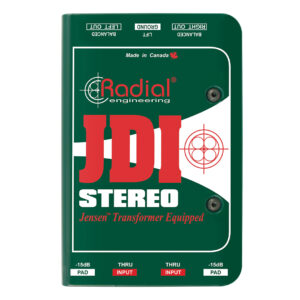 Radial JDI Stereo Jensen Passive 2-ch DI
