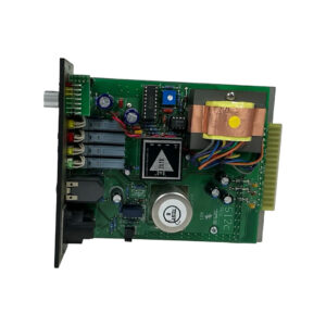 API 512c 500 Series Mic Preamp green circuit board with capacitors, resistors, transformer, ICs, and multicolored wires.