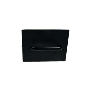 Preowned API Model 6B SN 501.2912 black metal rectangular panel with center handle, shown on white background.