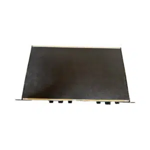 Vintage dbx 161 black rackmount compressors (SN 4601/3668) with bottom-edge connectors, shown on a white background.