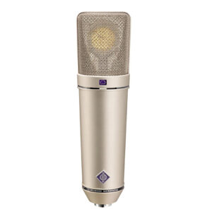 Neumann U 87 Ai Set Z – Silver large-diaphragm condenser mic with metal body, mesh grille, and Neumann logo.