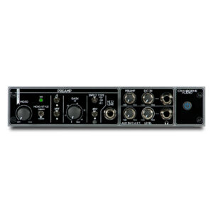 Cranborne Camden EC1 rackmount audio preamp, black chassis, front panel with labeled knobs, switches, LEDs, and jacks.