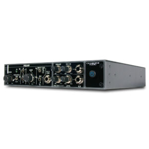 Cranborne Camden EC1 preamp: silver rackmount unit with knobs, switches, jacks, branding, and right-side power button.