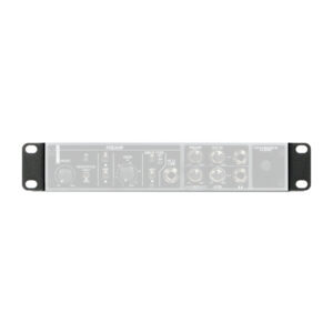Cranborne Half-Rack Kit front view: black metal half-rack with knobs, switches, and I/O ports for pro audio control.