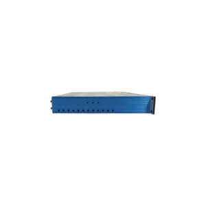 API TCS-II blue rackmount channel strip, front panel ports and lights, angled view on white background. B Stock.