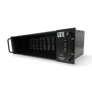 Preowned Purple Sweet Ten Rack (SN TEN604), 10-slot black angled rackmount, with control buttons and indicator lights.