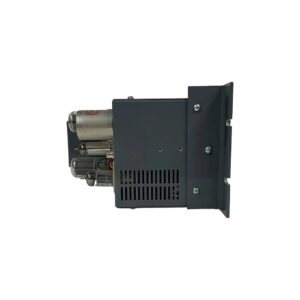 Retro Instruments Sta-Level SN 441 rackmount compressor, side view; vintage design with cylindrical parts on metal bracket, white background.