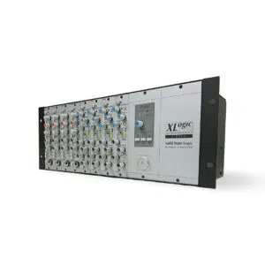 Preowned SSL X-Rack XRK0645 rackmount unit with knobs, buttons, LED indicators left; digital display and controls right.