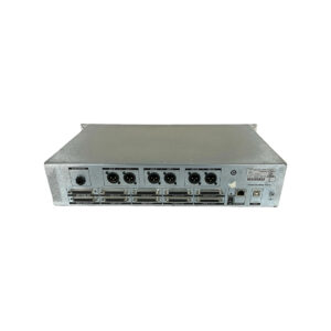 SSL Sigma SN S10201 rear panel with XLR, DB-25, and multiple I/O ports on a metallic rackmount chassis.