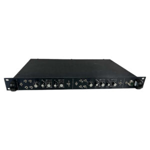 Preowned Spectrasonics Channel Strip Pair (SN PO639), black 1U rackmount, front-panel knobs, switches, and I/O jacks.