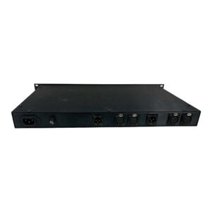 Spectrasonics Channel Strip Pair SN PO639: black rackmount unit, multiple XLR I/O, rear power, shown on white background.