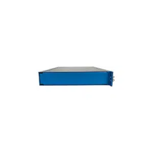 Switchcraft StudioPatch 9625 rackmount patchbay, preowned, 96-point DB25, black enclosure, SN 08C14103438, on white background.