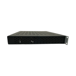 Universal Audio Apollo 16 Mk1 black rackmount chassis with perforated front panel and right-side brackets, SN 13192000001100.