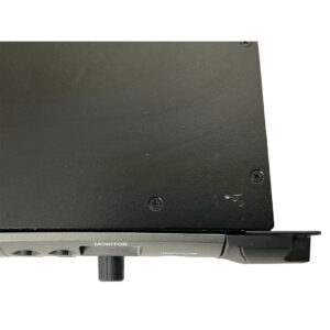 Avid HD Omni Interface (preowned), rackmount, matte black, visible screws, minor scratches, MONITOR/HEADPHONE knobs.