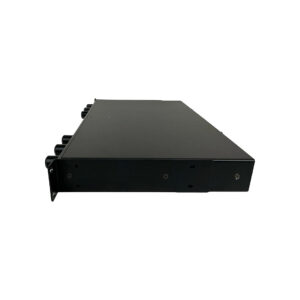 Bryston 10B-STD Crossover (SN 102277), rackmount, preowned, side view with input/output ports, white background.