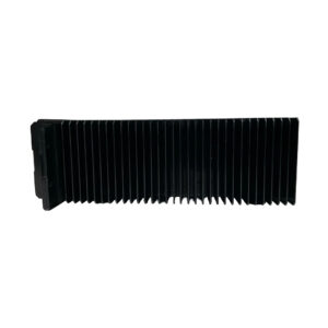 Preowned Bryston 7B SST Pro black plastic comb attachment with curved edge, fits compatible hair clippers; evenly spaced teeth.