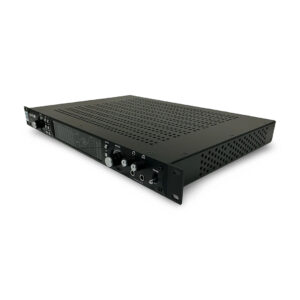 Preowned Universal Audio Apollo 8 Quad rackmount interface, black with front I/O, knobs, and vents on a white background.