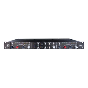 Rupert Neve Designs MBC Master Buss Converter: black rackmount audio unit with knobs, switches, LEDs, dual-channel controls.