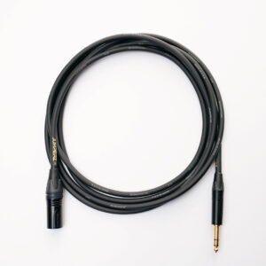 JUMPERZ TRS to XLRM 10' - ZIPLINE GOLD Patch Cable