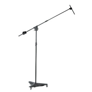 K&M 21430 Overhead Mic Stand - Black